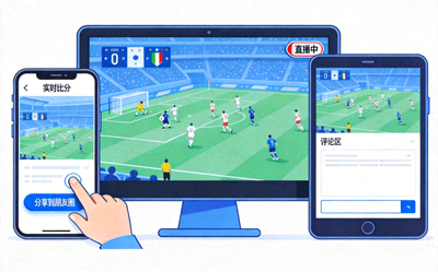 手机看球多屏互动与社交分享